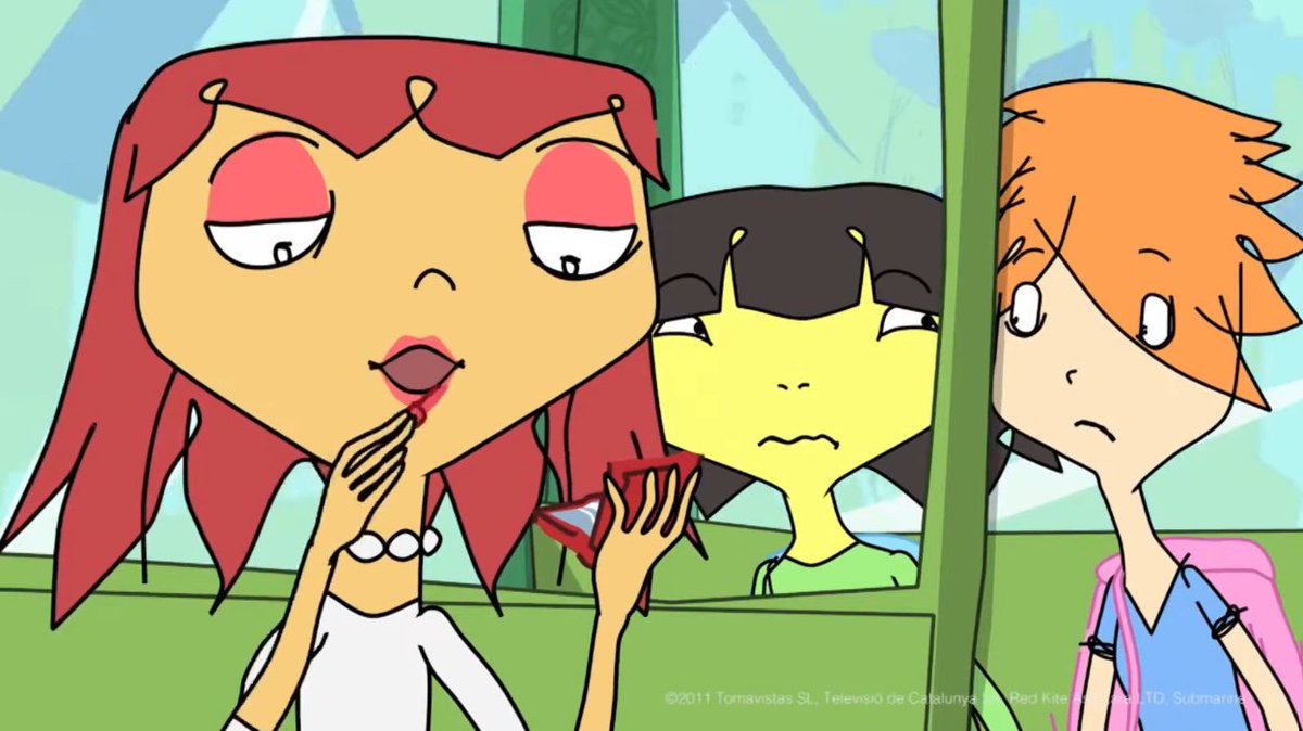 sapitaya's tweet photo. @BellaBaddie__ It also had episodes about first bra, bad influences, dealing with zigs, broken heart, first date, boy and girls can be just friends, having your puberty a bit "late"... Anyways, I think this is a very important cartoon https://t.co/ctxQgO6k6l