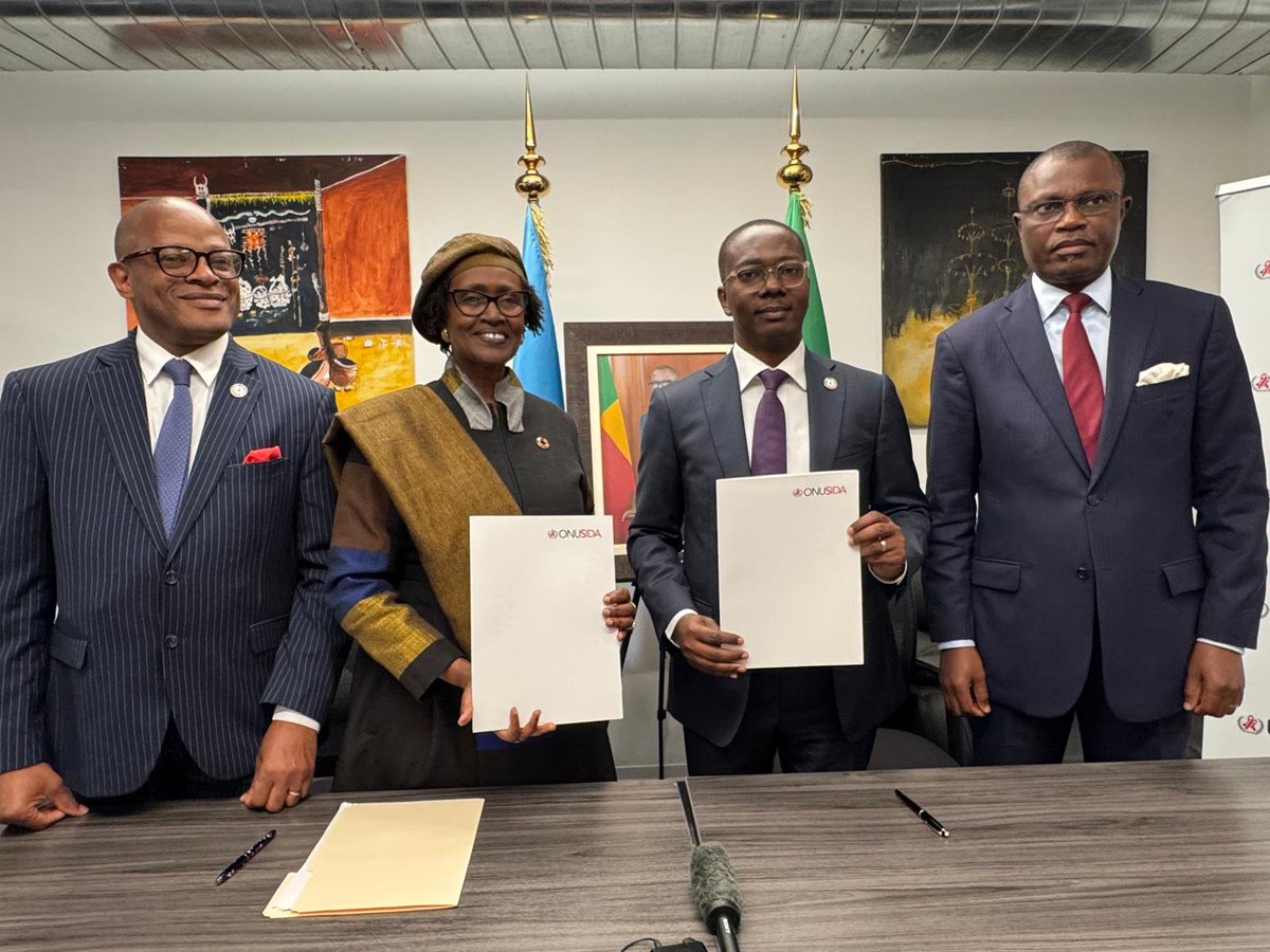 Winnie_Byanyima's tweet photo. So pleased to welcome this generous contribution to @UNAIDS from Benin during #UNGA81. At a time when global health financing is under pressure, 🇧🇯 is sending a clear message: the fight against AIDS is not over. We are deeply grateful for this partnership, which will help protect hard-won gains, accelerate progress towards ending AIDS and ensure that no one is left behind. #UnitedToEndAIDS @gouvbenin
🔗 https://t.co/p1WDB1C86T