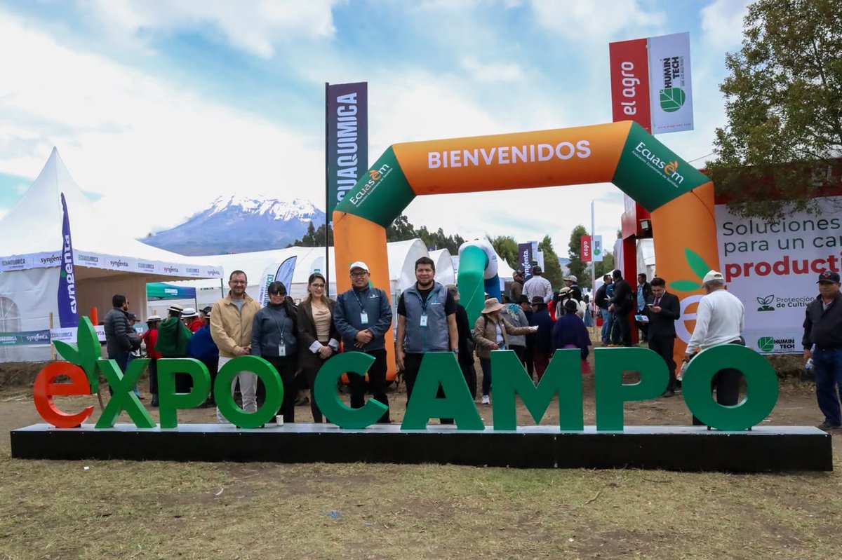 BanEcuadorBP's tweet photo. Participamos de la primera edición de Expocampo Sierra 2026, en el cantón Guano, provincia de Chimborazo. 

@BanEcuadorBP presentó alternativas de crédito para el sector agroproductivo. https://t.co/xrpfqPwLdZ