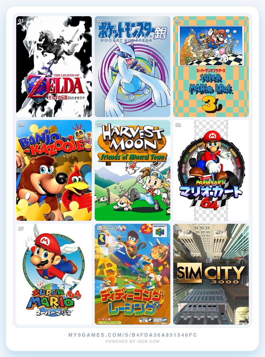 Reenlsober's tweet photo. 9 games que me moldaram: https://t.co/opC3K8xhaK