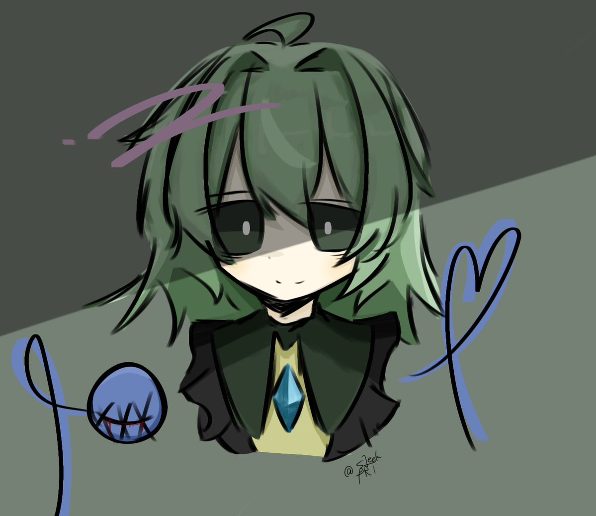 S1eek_ART's tweet photo. 古明地こいし https://t.co/mSrBmqPzFj