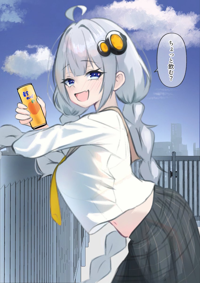 cassiethefruity's tweet photo. あかりちゃんと屋上で https://t.co/PrTtEmm44U