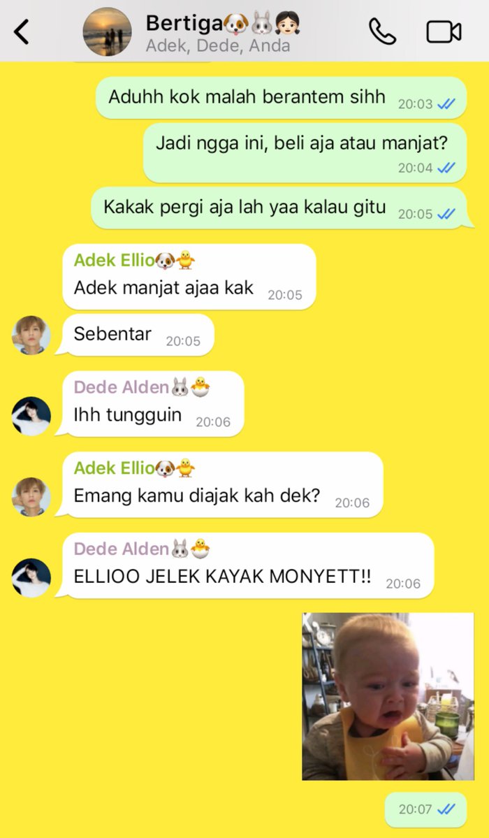 Aeriseaia's tweet photo. —Ditinggal Papa &amp; papi kerja. 

#Nomin few tweets au

By @Aeriseaia  cw// M-preg https://t.co/HUNmjFkYfq