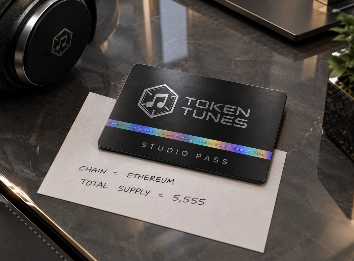 tokentunes's tweet photo. Our studio pass is on the way 🎫

Chain = Ethereum

Total Supply = 5,555

Who's ready for WL details? 👀