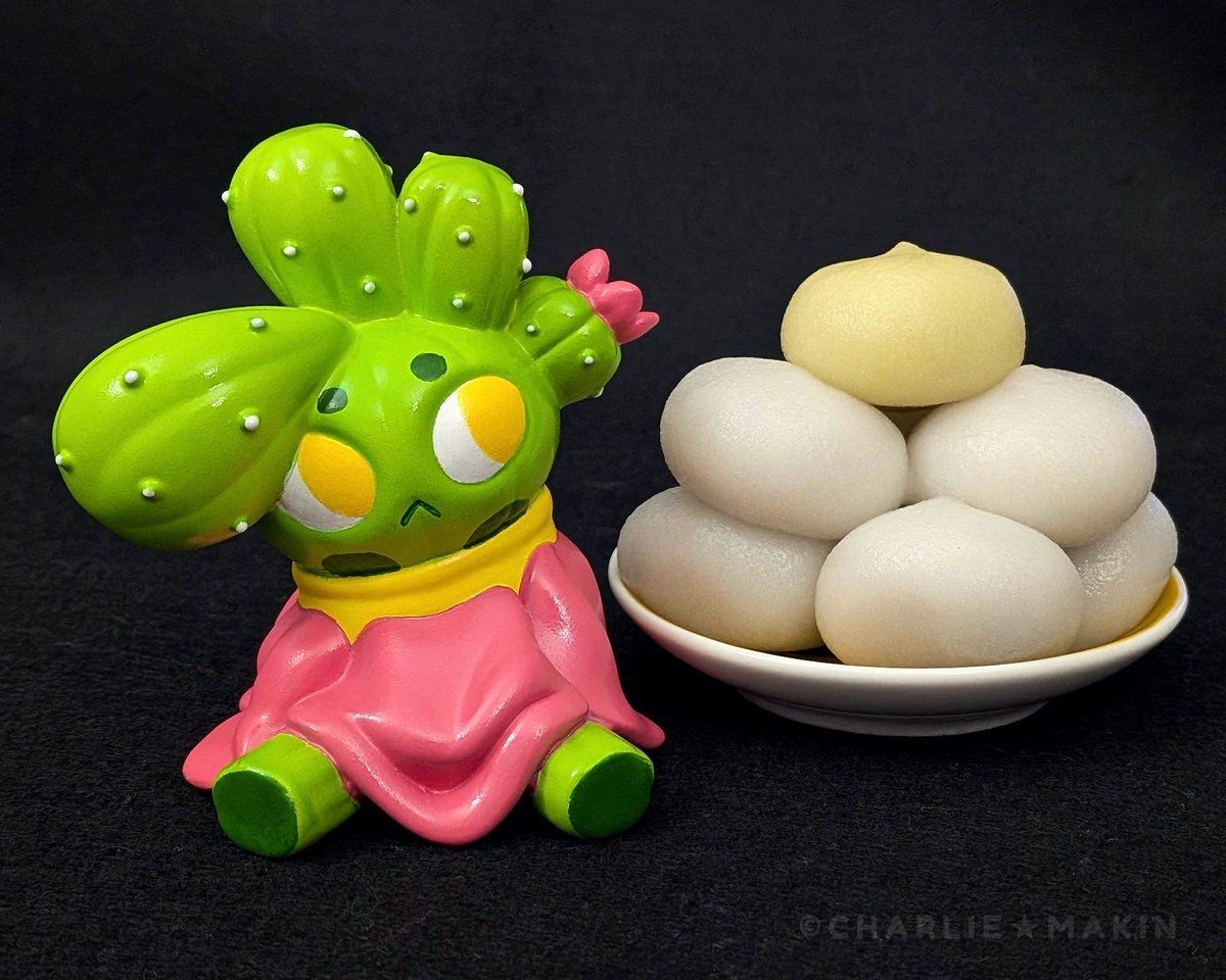 CharlieMakinToy's tweet photo. ☁️🌕🍡💚🎑 
#お月見 #カクタスキッド #CactusKiddo https://t.co/i7zPK3M08A