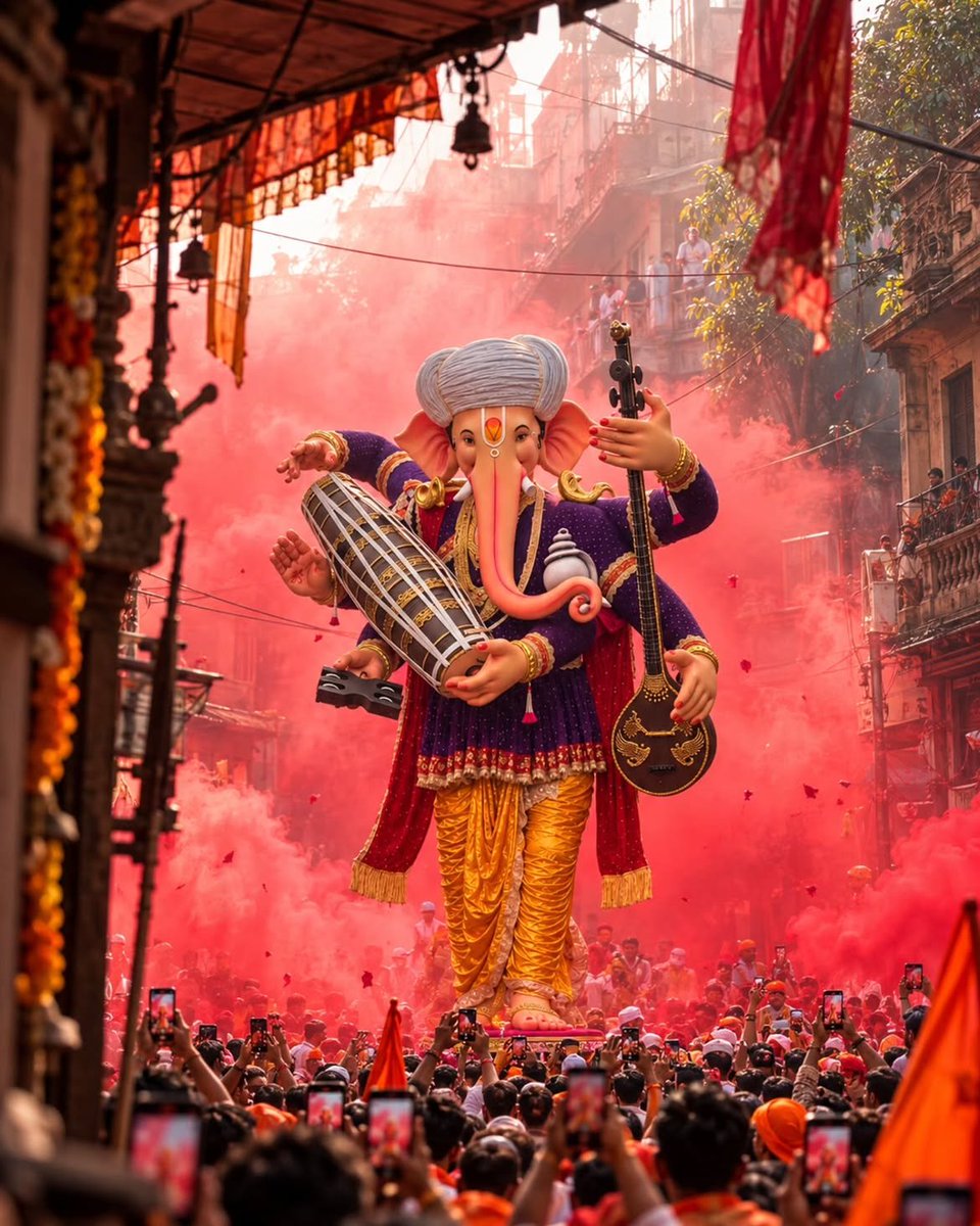 iambmane's tweet photo. 🥺🙏 अजून काही दिवस थांब ना बाप्पा…
तुझ्या दर्शनाची सवय झालीये, आता निरोपाचा क्षण मनाला मान्यच होत नाही… ❤️‍🩹🐘

गणपती बाप्पा मोरया! पुढच्या वर्षी लवकर या! 🚩🙏

#ParelChaRaja #ParelChaMaharaja #ParelGanpati #ParelGanpatiBappa #GanpatiBappaMorya #GanpatiVisarjan #Ganpati #BappaMorya #MoryaRe #MumbaiGanpati