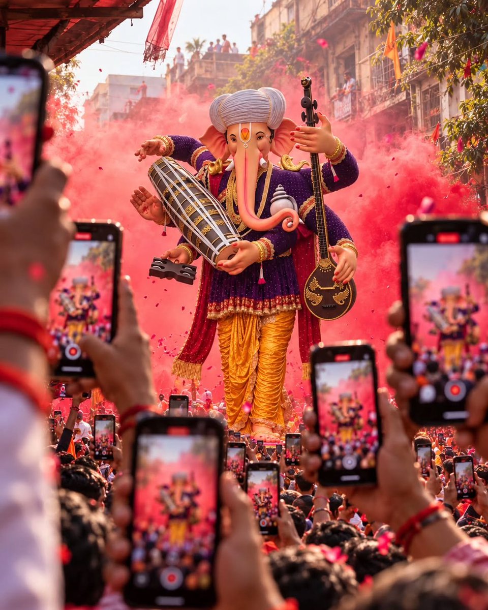 iambmane's tweet photo. 🥺🙏 अजून काही दिवस थांब ना बाप्पा…
तुझ्या दर्शनाची सवय झालीये, आता निरोपाचा क्षण मनाला मान्यच होत नाही… ❤️‍🩹🐘

गणपती बाप्पा मोरया! पुढच्या वर्षी लवकर या! 🚩🙏

#ParelChaRaja #ParelChaMaharaja #ParelGanpati #ParelGanpatiBappa #GanpatiBappaMorya #GanpatiVisarjan #Ganpati #BappaMorya #MoryaRe #MumbaiGanpati