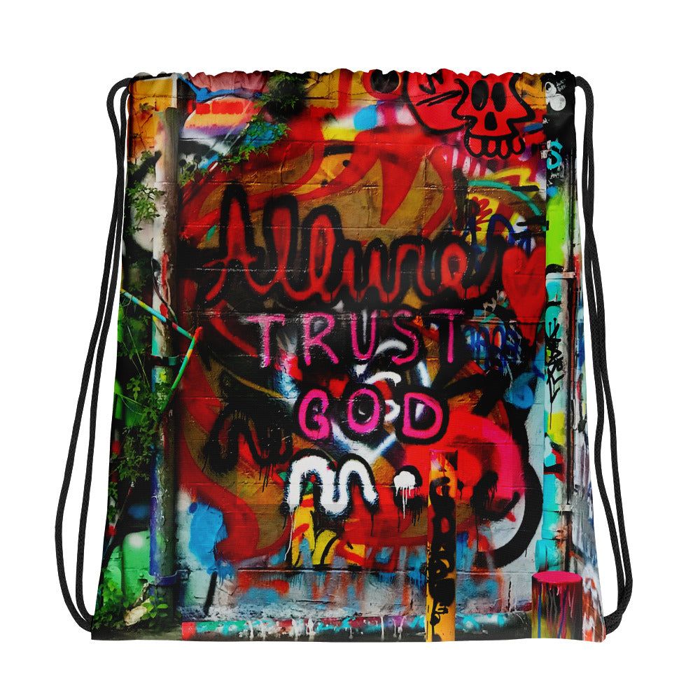 IrvingStilqj's tweet photo. Trust God drawstring bag by AreaKode. Shop AreaKode and rep your city. https://t.co/ba4wlyj8GU