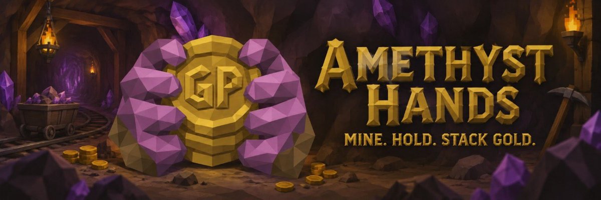 jaythepumper's tweet photo. I’ve been watching the RuneScape Capital Market develop, and one project I’m personally invested in and really like right now is $AMETHYST

The community around this one has been seriously impressive.

The narrative is also one of the strongest I’ve seen coming out of the RuneScape ecosystem.

Crypto has always respected diamond hands.

But in RuneScape, diamond isn’t endgame.

Amethyst requires level 92 Mining.

You don’t get there as a beginner.
You don’t get there looking for instant rewards.

You get there by grinding, staying patient and surviving long enough to reach it.

That’s exactly what Amethyst Hands represents.

💎 Diamond hands survive.
🟣 Amethyst hands have been through the grind.

And the wider RuneScape Capital Market is starting to become really interesting.

$GP is positioning itself at the centre of the ecosystem.
The Grand Exchange is becoming the marketplace.
Projects are becoming the items, clans and communities building around it.

And Amethyst Hands has found a very simple place within that narrative:

$GP is what the market trades.

$AMETHYST is how the market holds.

That’s what I like about it. It doesn’t need every other RuneScape project to fail for it to succeed. The bigger the ecosystem gets, the more attention comes into the whole RuneScape meta.

The community is growing, people are actually building around the narrative, and I’m interested to see how far they can take it.

MINE. HOLD. STACK THAT GOLD. ⛏️🟣

X: @Amethystgp 
CA: HzokUsQjU9jhqwGkrMJp4AYeFKjSUdmNe5u9Wxrtj5Wb
Tg: https://t.co/UYmIoBfI5Y