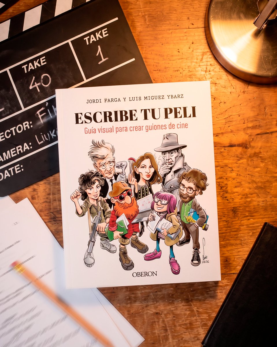 OberonLibros's tweet photo. 🎬 Tener una película en la cabeza está muy bien. El reto es llevarla al papel.

📖 En ‘Escribe tu peli’, Jordi Farga y Luis Miguez reúnen herramientas, consejos y ejemplos para recorrer el camino: de la primera idea a un guion listo para vender.

👉 https://t.co/ZiSh9fydDJ https://t.co/pfzAdTV4SC