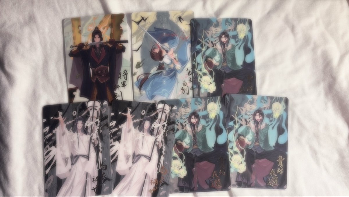 asapan_mts's tweet photo. 天官展のクリアカード何枚か買ったけどほとんど鬼で被りまくりだった🙃鬼になれってコト⁉️⁉️でもこれはコンプしたい😭 https://t.co/UqpbeLTFXo
