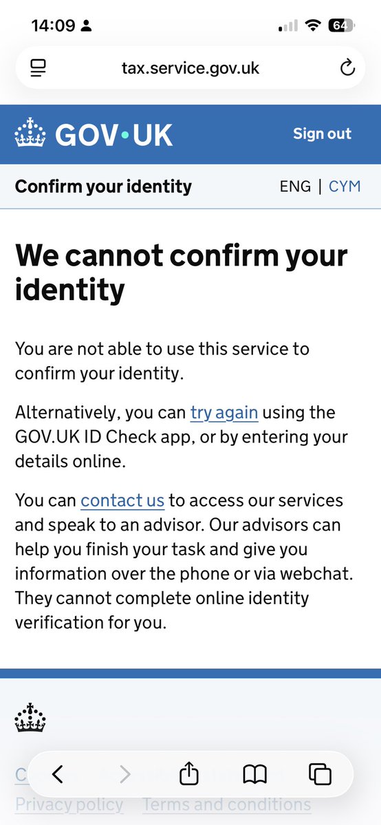 JevoUK's tweet photo. I don’t want to use the id app so I clicked on try another way, but there isn’t another way is there?

They sent me a letter, tax me every month, sent a code to my phone, confirmed my DOB &amp; NI number.

Not good enough. 

They don’t need my photo id to tax me every month do they? https://t.co/V5oTXqk5az