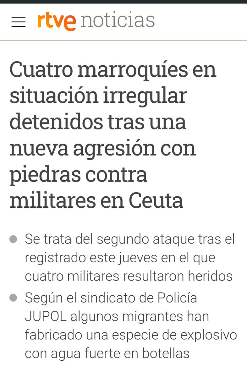 Robertofr63's tweet photo. @eldiarioes Ahora entendéis porque hubo militares españoles atacados con piedras? https://t.co/0OreK3EruN