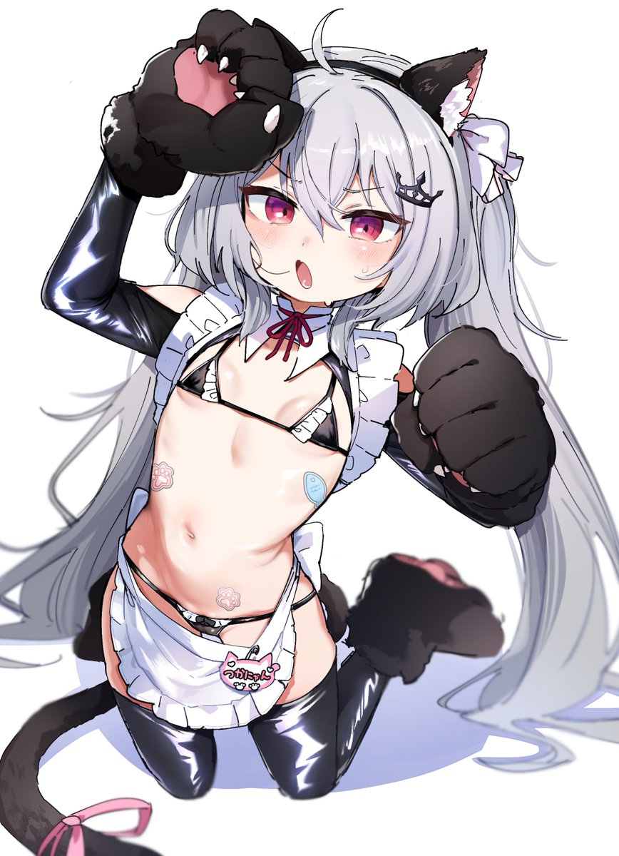 yumekuikio's tweet photo. マイクロビキニ猫メイド！？ https://t.co/KYRxCLDtoc
