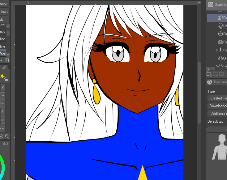 PrimeStarManga's tweet photo. WIP for the remake of Starlette's portrait
#WIP置き場 #wipart #clipstudiopaint #artmootsㅤ https://t.co/gsWaygNatQ