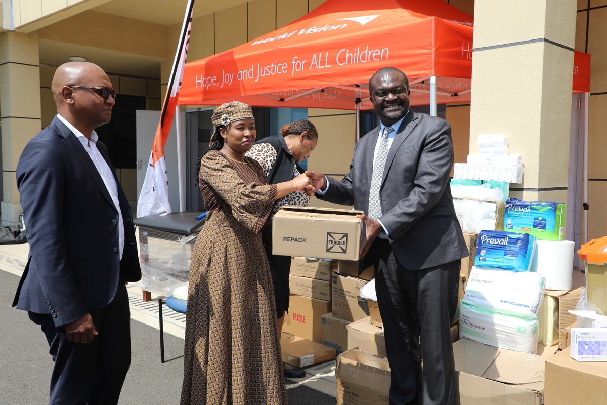 WorldvisionLS's tweet photo. �� World Vision Lesotho, through its Gift-in-Kind Programme, has donated medical supplies worth US$184,000 to the Ministry of Health, supporting efforts to strengthen health services and improve the well-being of children and communities.

#WorldVisionLesotho #HealthForAll https://t.co/En5ir51kUd