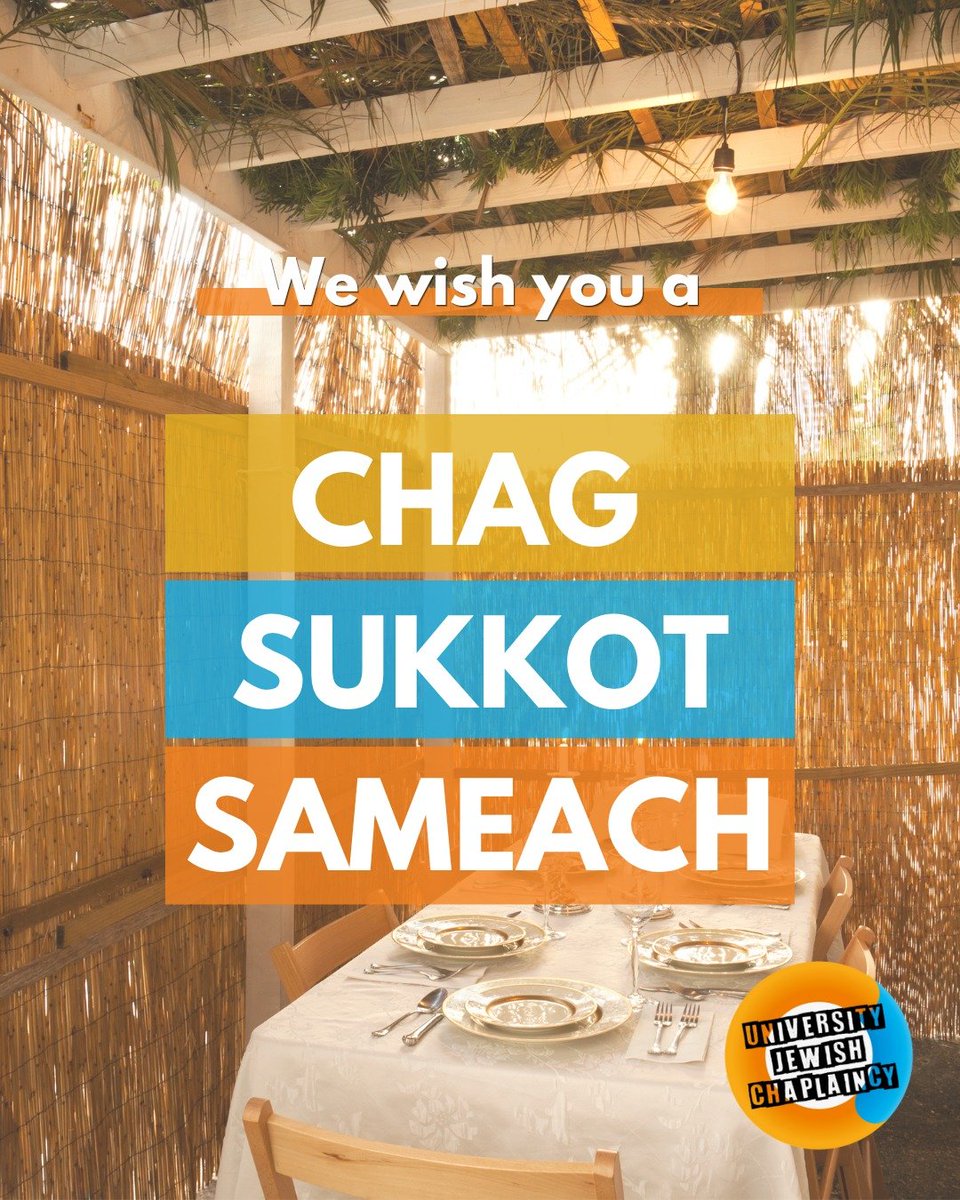 JewishChaplain's tweet photo. And so we are already going into the last round of festivities of this month 🌿
Wishing you all a nice Sukkot and Chag Sameach! https://t.co/7I22ERTrd6