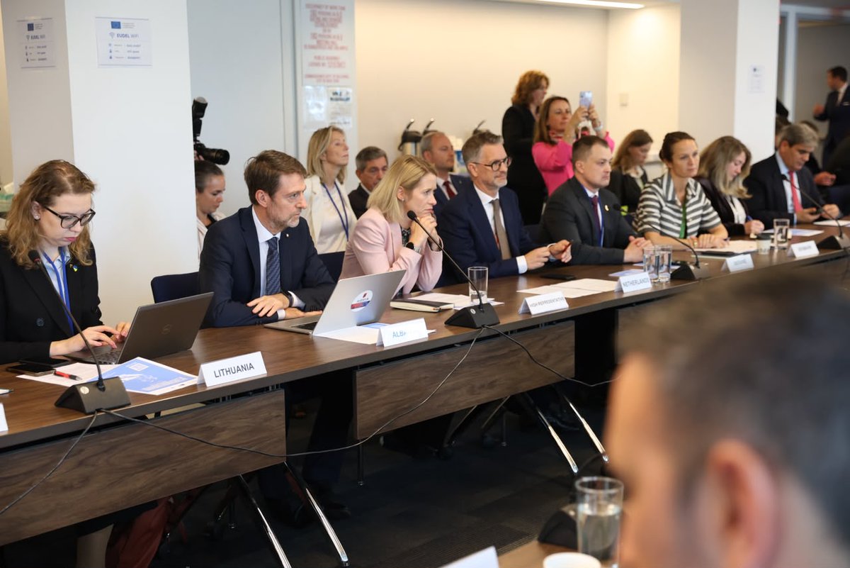 HoxhaFer's tweet photo. 📍New York -- In the capacity of co-founder of the Group of Friends on #Accountability following Russia’s aggression against Ukraine, we partcipated in a High Level Side Event on accountabiity for Ukrainian children.   

#Albania remains steadfast in defending justice, upholding international law and supporting victims.
Four and a half years into #Russia's full-scale invasion of Ukraine, accountability remains not only a legal imperative but also a moral and political necessity. 

The unlawful deportations and forcible transfers to Russia of #Ukrainian children from occupied territories represents an assault not only on individual children but on the future of an entire nation. Efforts to reshape identities, sever cultural and family ties, and undermine the fundamental rights of the child are wrong, reprehensible, legally and morally.

Accountability is not an obstacle to peace. It delivers justice, establishes the truth, deters future violations and makes peace durable. 

#UNGA81 #Ukraine #Accountability