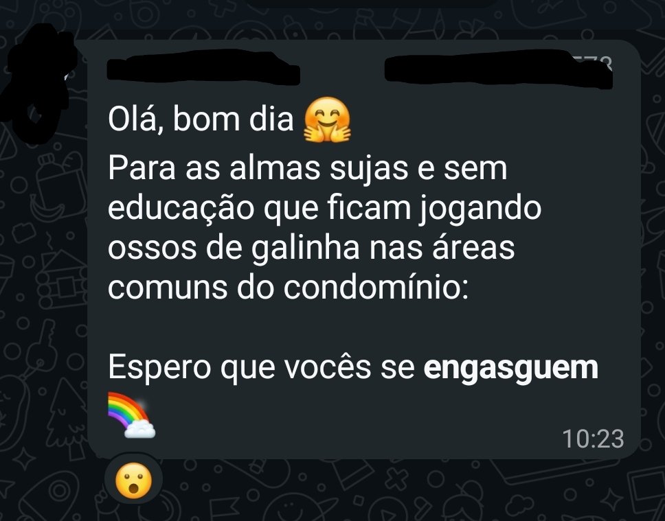 diogowski's tweet photo. Climinha bom no grupo do condomínio https://t.co/avNTYcOTrB