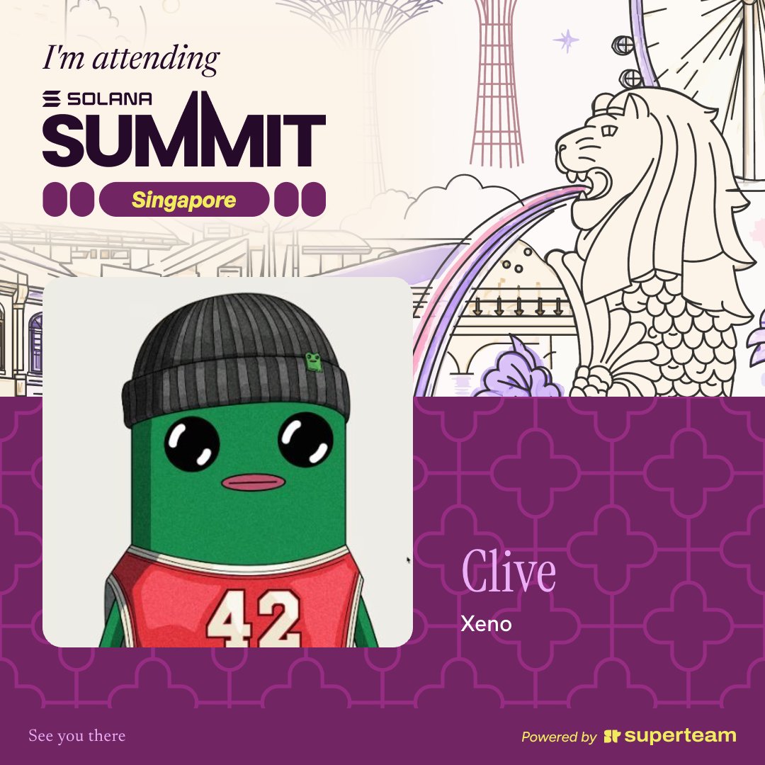 onchainclive's tweet photo. 🇸🇬 I'm attending Solana Summit Singapore · Oct 6, 2026.  Who's going?

https://t.co/pzCtmFgS0J #SolanaSummit https://t.co/nAi1ZfRSDX