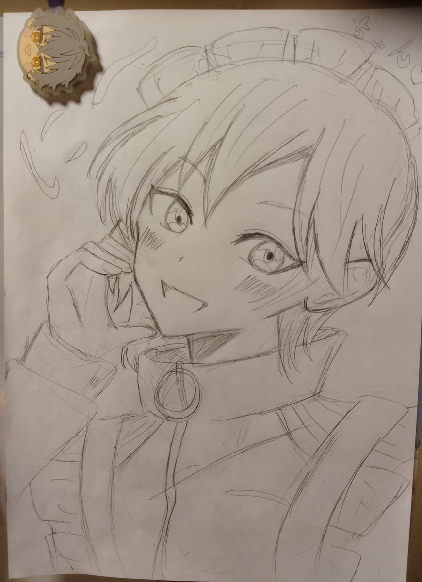 msm_enst's tweet photo. に〜ちゃんのジャージメイド描いた！（晃牙くんは紙固定に挟んだだけです） https://t.co/FgVxEsjQ2a