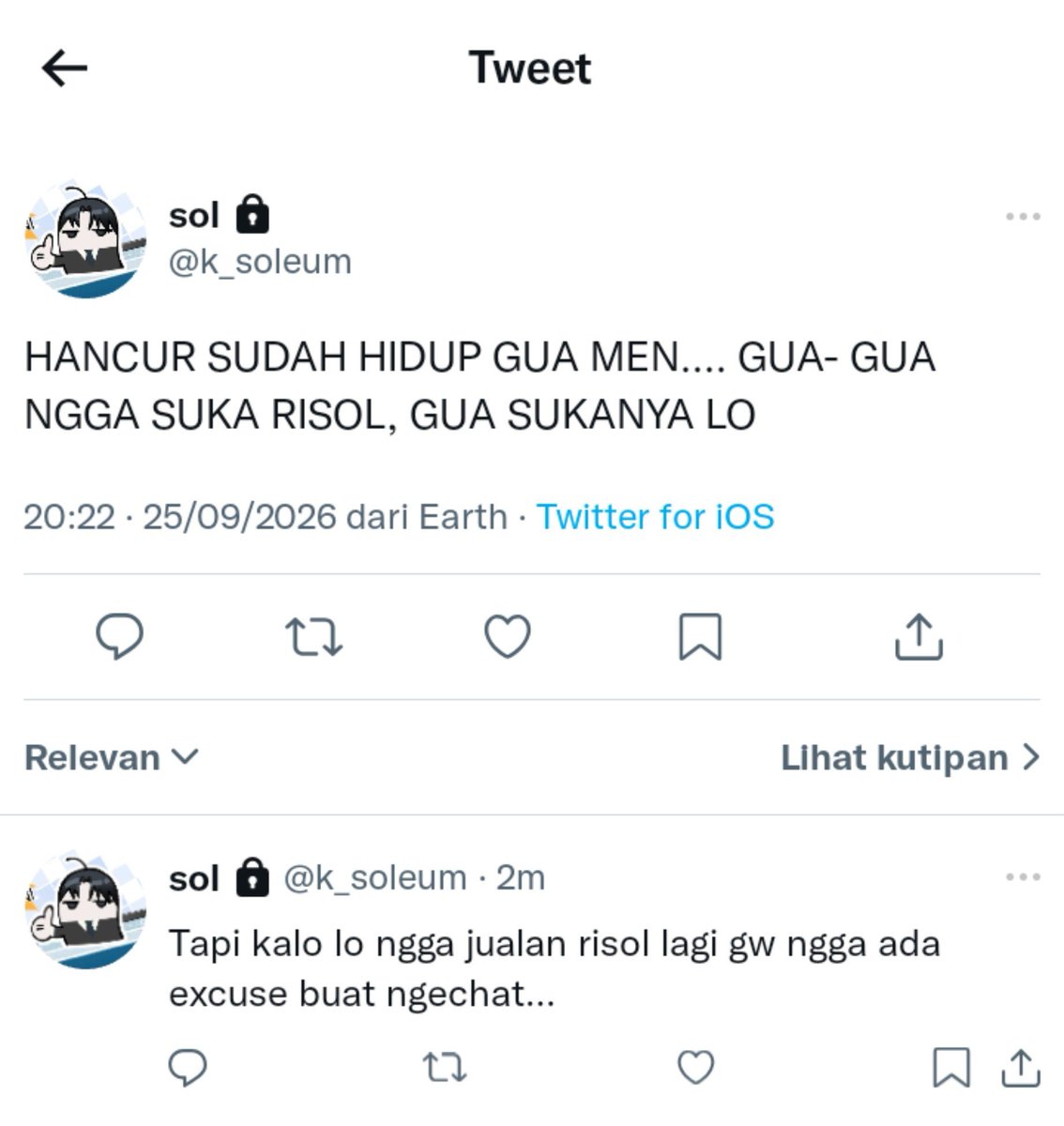 cheesemuffrin's tweet photo. #solsah risol, when ketika kse nyoba ragebait gone wrong

Cw//harshwords https://t.co/uprMqjPwah