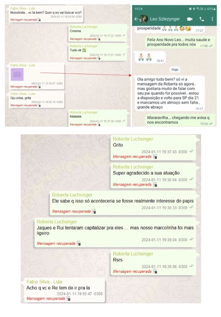 Pri_usabr1's tweet photo. Bomba da Malu Gaspar: mensagens da PF cruzam Roberta Luchsinger, Lulinha e Marcola em contratos ligados à Petrobras.
No centro, R$ 1,2 milhão da Unigel, empresa que tentou escapar da falência e rachou a estatal. Unigel nega contrato. O ponto: acesso ao Planalto virou mercadoria. https://t.co/YnwHp57F9M