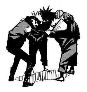 megfushiguros's tweet photo. i am once again thinking of this panel where gojo had to bend down to get to their level. those are his kids 😭 https://t.co/PXC4FtY7hu