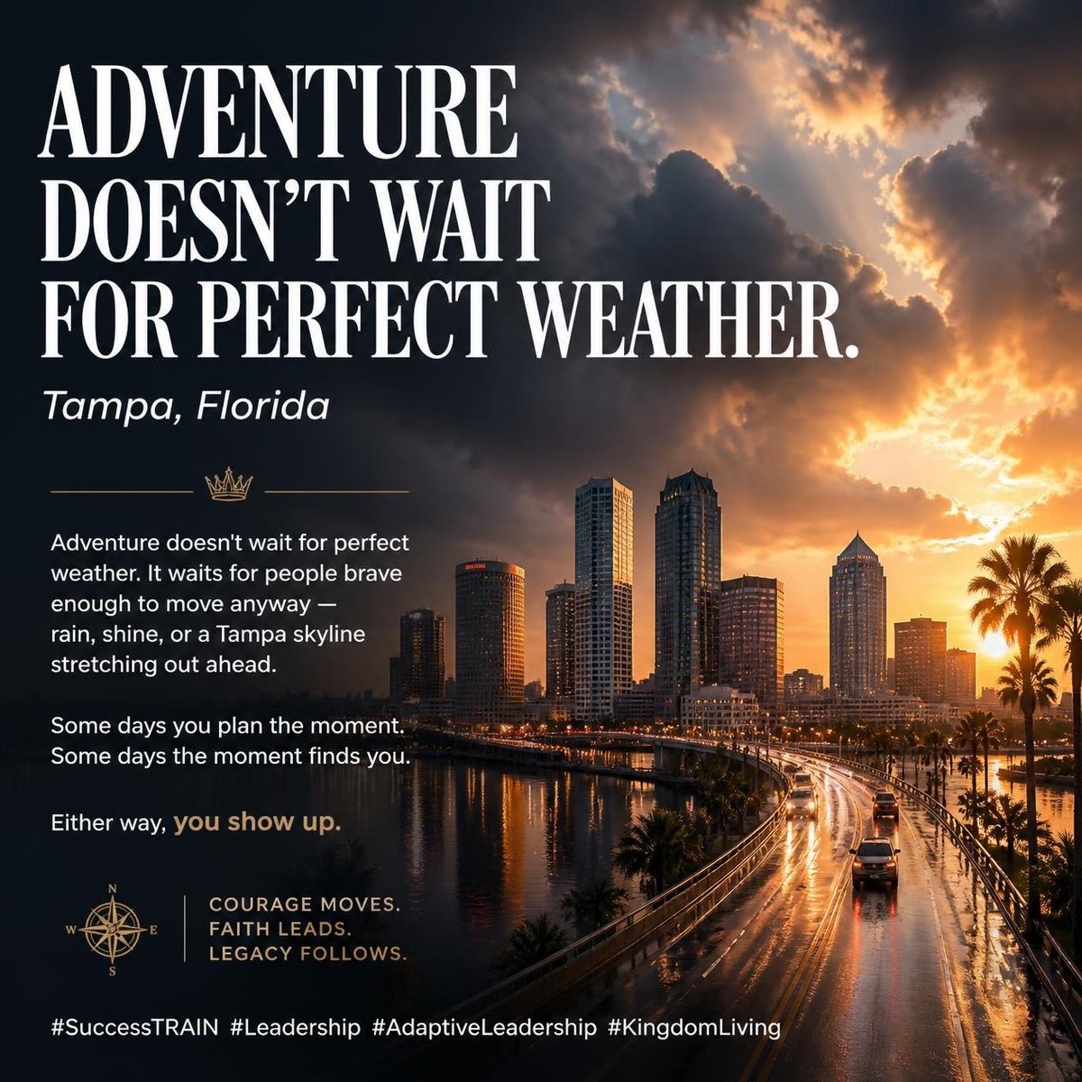 WTChaneyjr's tweet photo. #SuccessTRAIN #PositiveVibes #KingdomLiving
A new weekend is loading, and it doesn't care if the forecast is perfect. Somewhere between the plan and the unexpected is where the real story gets written. Pack light, stay open, and let the next three days surprise you. Here's to adventures that are about to begin.