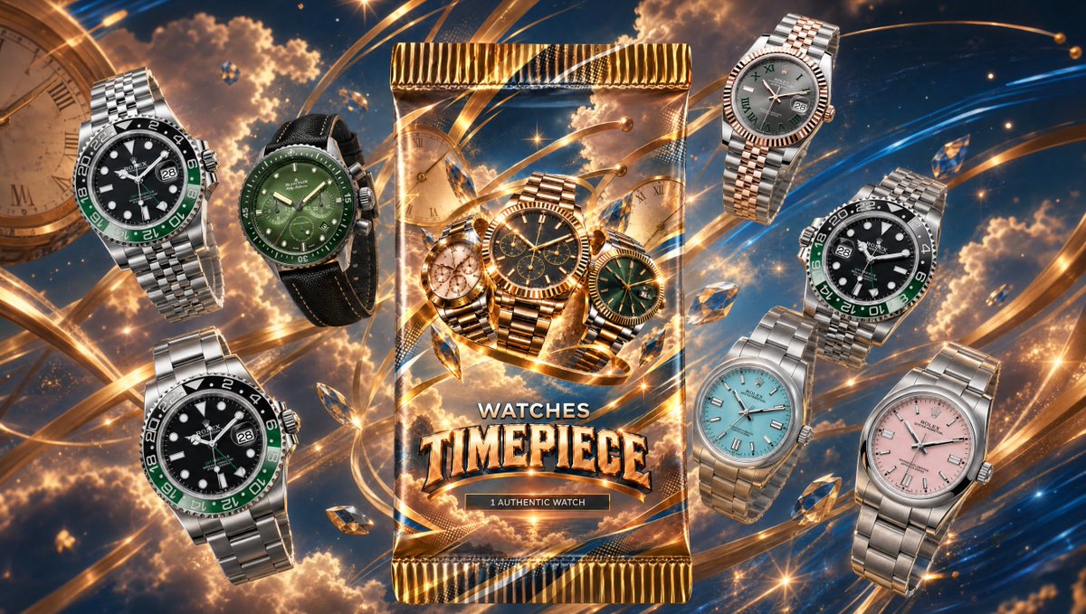 jupiter_trade's tweet photo. BREAKING: Jupiter Gacha just dropped the $500 Watch Timepiece Pack.

Multiple Rollies in the pool!

WristCheck authenticated ✅

Pull it, keep it or take instant the buyback.