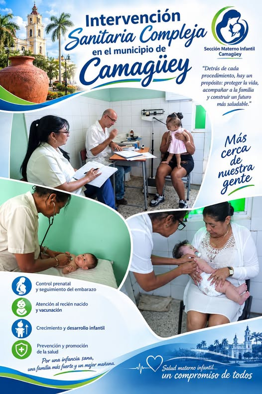 dpscamaguey1's tweet photo. En #Camagüey, la intervención sanitaria compleja representa mucho más que una estrategia de atención: es la voluntad de no renunciar a la vida y al bienestar de nuestras familias. 

#CubaPorLaVida 
#CubaSalvaVidas
#PorCamagueyTodo https://t.co/Qew4jRRv2W