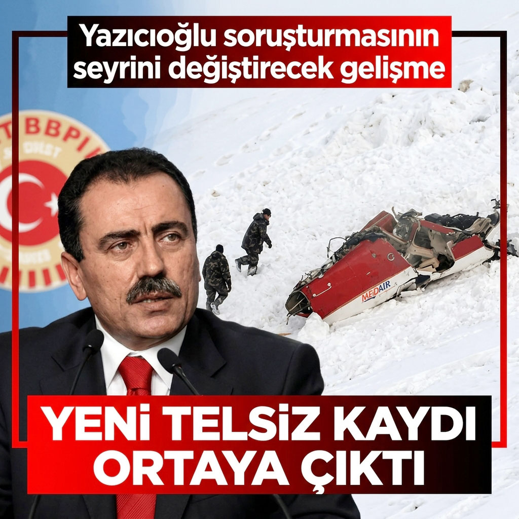 akittv's tweet photo. Yazıcıoğlu soruşturmasının seyrini değiştirecek gelişme! Yeni telsiz kaydı ortaya çıktı

BBP Kurucu Genel Başkanı Muhsin Yazıcıoğlu ile beraberindeki 5 kişinin hayat��nı kaybettiği helikopter kazasının ardından yürütülen arama-kurtarma çalışmalarına ilişkin çarpıcı bir telsiz kaydı ortaya çıktı. Kahramanmaraş İl Jandarma Komutanlığı’nın arşivinde yer alan kayıtta, Genelkurmay Başkanlığı’ndan gelen koordinatlara yönlendirilen ekiplerin herhangi bir bulguya ulaşamadığı ve İl Jandarma Komutanı'nın koordinat hatasına gösterdiği tepki net bir şekilde duyuluyor.

Ortaya çıkan ses kaydında, arama-kurtarma ekiplerinin Genelkurmay Başkanlığı tarafından bildirilen noktaya sevk edildiği ancak aranan bölgenin tamamen boş olduğu anlaşılıyor. Tipi ve ağır hava şartları altında yürütülen aramalarda koordinatların yanlış yönlendirdiğini fark eden dönemin Kahramanmaraş İl Jandarma Komutanı, durumu telsiz üzerinden sorguluyor.

İŞTE O TELSİZ KONUŞMALARI
Yeni Şafak tarafından yayınlanan arama-kurtarma operasyonunun yürütüldüğü anlara ait telsiz konuşmasının tam metni şu şekilde kayıtlara yansıdı:

Yüzbaşı K.S.: Emredin komutanım.

Kahramanmaraş İl Jandarma Komutanı: Ya Kemal! Bu dünkü verdiğin noktaya çıktılar. İşte Ali Üsteğmen orada.

Yüzbaşı K.S.: Evet komutanım.

Kahramanmaraş İl Jandarma Komutanı: Herkes orada, AKUT’çular orada. Yok orada bir şey.

Yüzbaşı K.S.: Komutanım bunu Genelkurmay, şeyden, Genelkurmay’dan aldık komutanım.

Kahramanmaraş İl Jandarma Komutanı: E aldınız da bir yanlışlık var bu işte gene. 1200 metre diyordunuz, hep sabit kaldı diyorsunuz. Bölge komutanımız öyle diyor. Şimdi oraya tepede zirvede, çok da ciddi bir tipi var orada.

Yüzbaşı K.S.: Evet komutanım.

Kahramanmaraş İl Jandarma Komutanı: Nedir konu, bir yanlışlık var bu işte.