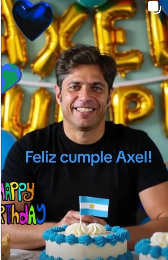 Inesrodri77's tweet photo. Hoy cumple años el gobernador que se ocupó de todo lo que el gobierno nacional abandonó. 
Lo milito para PRESIDENTE desde el momento exacto en que Massa asumió la derrota cuando todavía no había internas y estábamos unidos.
FELIZ CUMPLE AXEL!! ✌️🇦🇷 https://t.co/unNRorgCGb