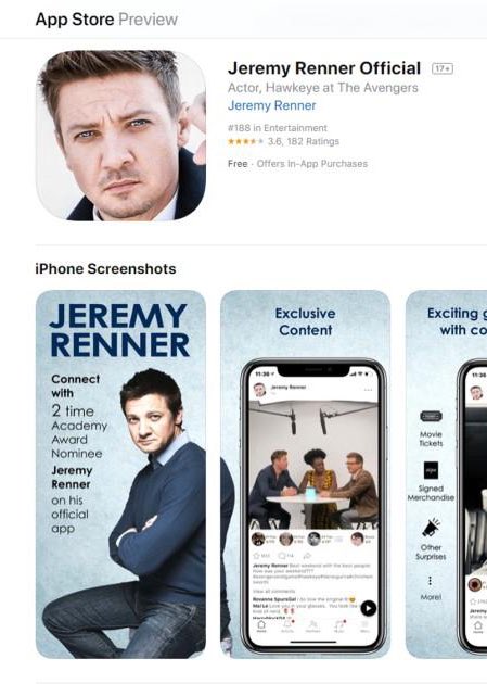 WongUpdates's tweet photo. The Jeremy Renner App will be available to download in ‘GTA 6’

(via: @RockstarGames) https://t.co/upxe07Ggmz