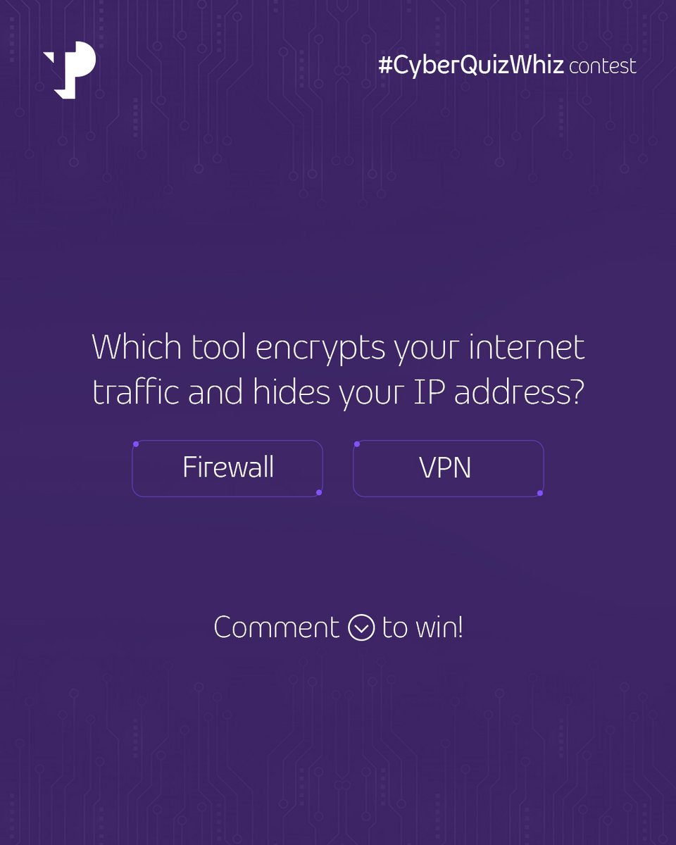 WeAreTPinIndia's tweet photo. New cyber fact just dropped. Your entry windows open.

Answer it right, tag it right, and you're in the running for ₹1,000 in vouchers — this round and every round this month.

1️⃣ Follow @wearetpinindia
2️⃣ Like, share & comment before the next post drops
3️⃣ Tag #CyberQuizWhiz #TPIndia
4️⃣ Tag @wearetpinindia + 3 friends
5️⃣ Repeat with new tags for more entries

Don't sit on this one. Answer below. 👇
#TPIndia #CyberQuizWhiz #ContestAlert