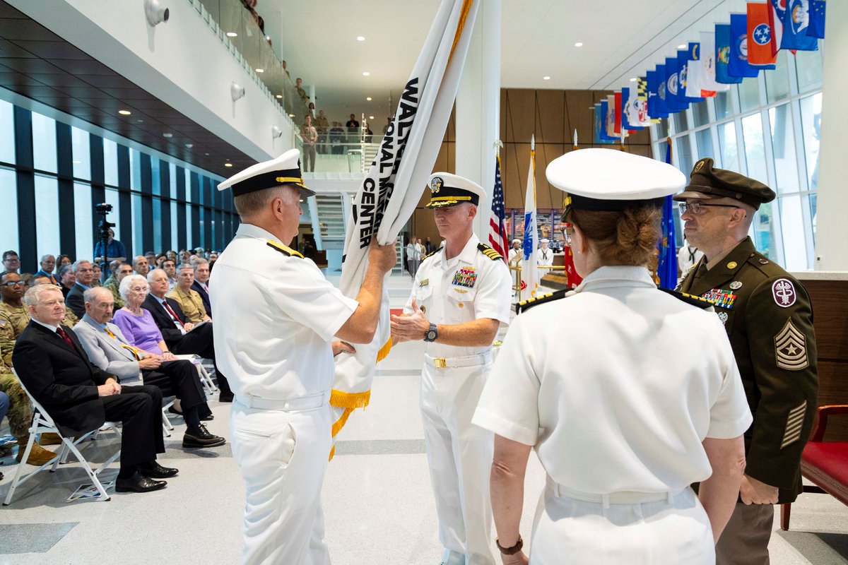 thejointstaff's tweet photo. This week, @WRNMMC_DHA welcomed Captain Lanny Littlejohn (USN) as its new director. #MilitaryMedicine plays a critical role in combat readiness; we look forward to seeing this great institution continue to grow and evolve under Capt. Littlejohn’s leadership. https://t.co/u9MyZxSepu