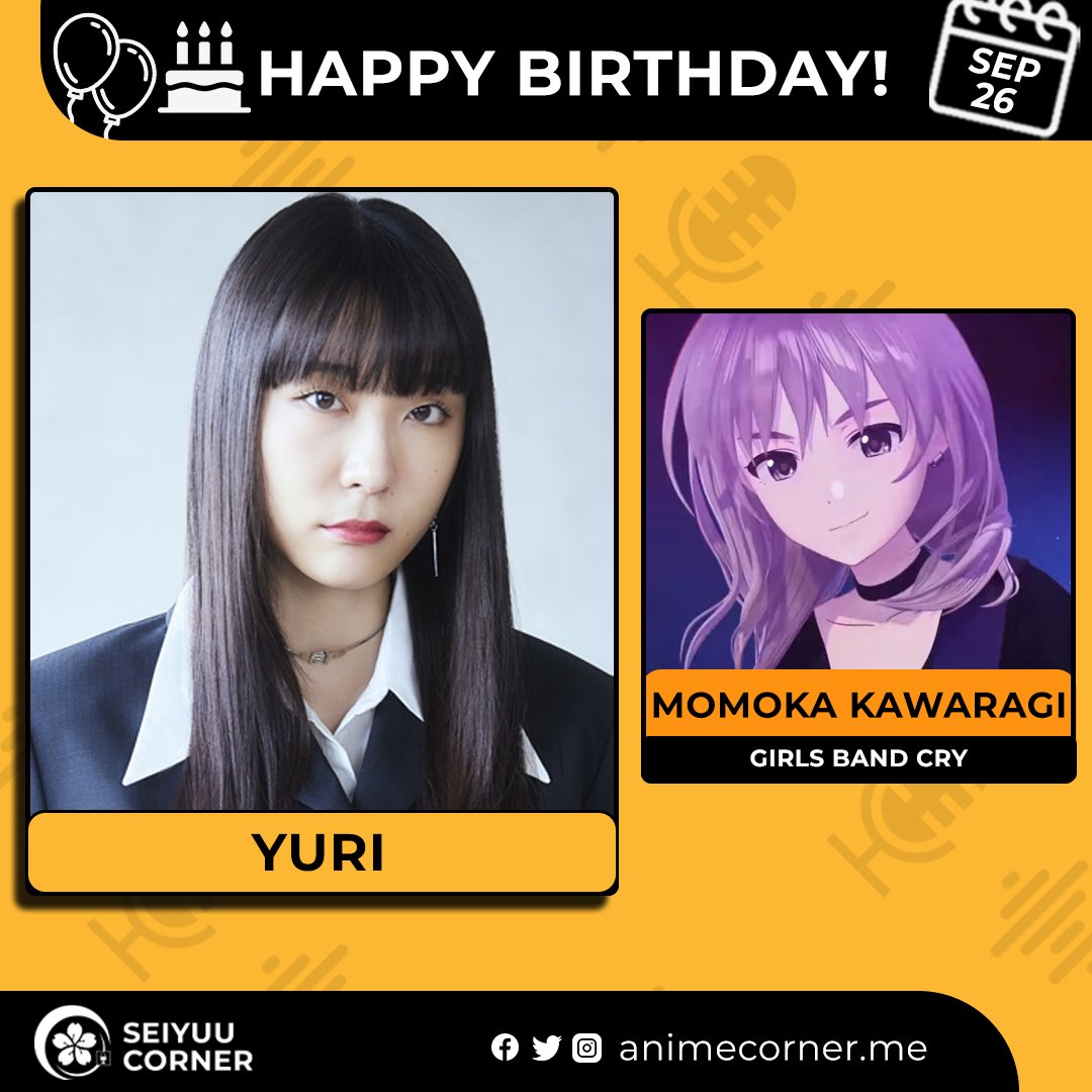 seiyuucorner's tweet photo. Happy birthday Yuri! 🎉 

Let's wish her all the best @yuri_togetoge 

#夕莉 #夕莉生誕祭206 https://t.co/6rCwOu7rrG