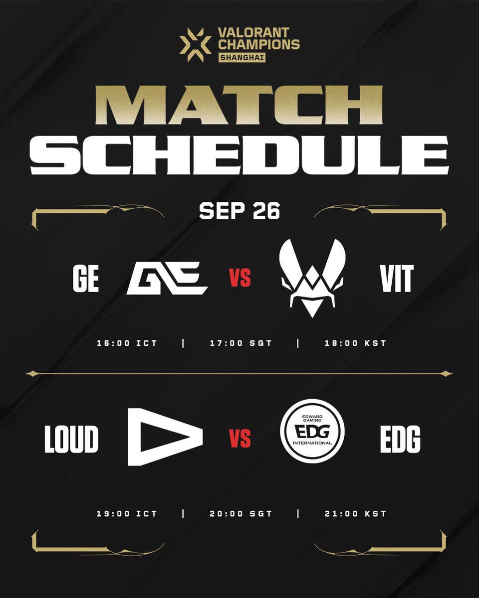 vctpacific's tweet photo. The #VALORANTChampions Shanghai Group Stage continues tomorrow as the 2026 Pacific Champions make their debut! https://t.co/sc2Y9OpDjh
