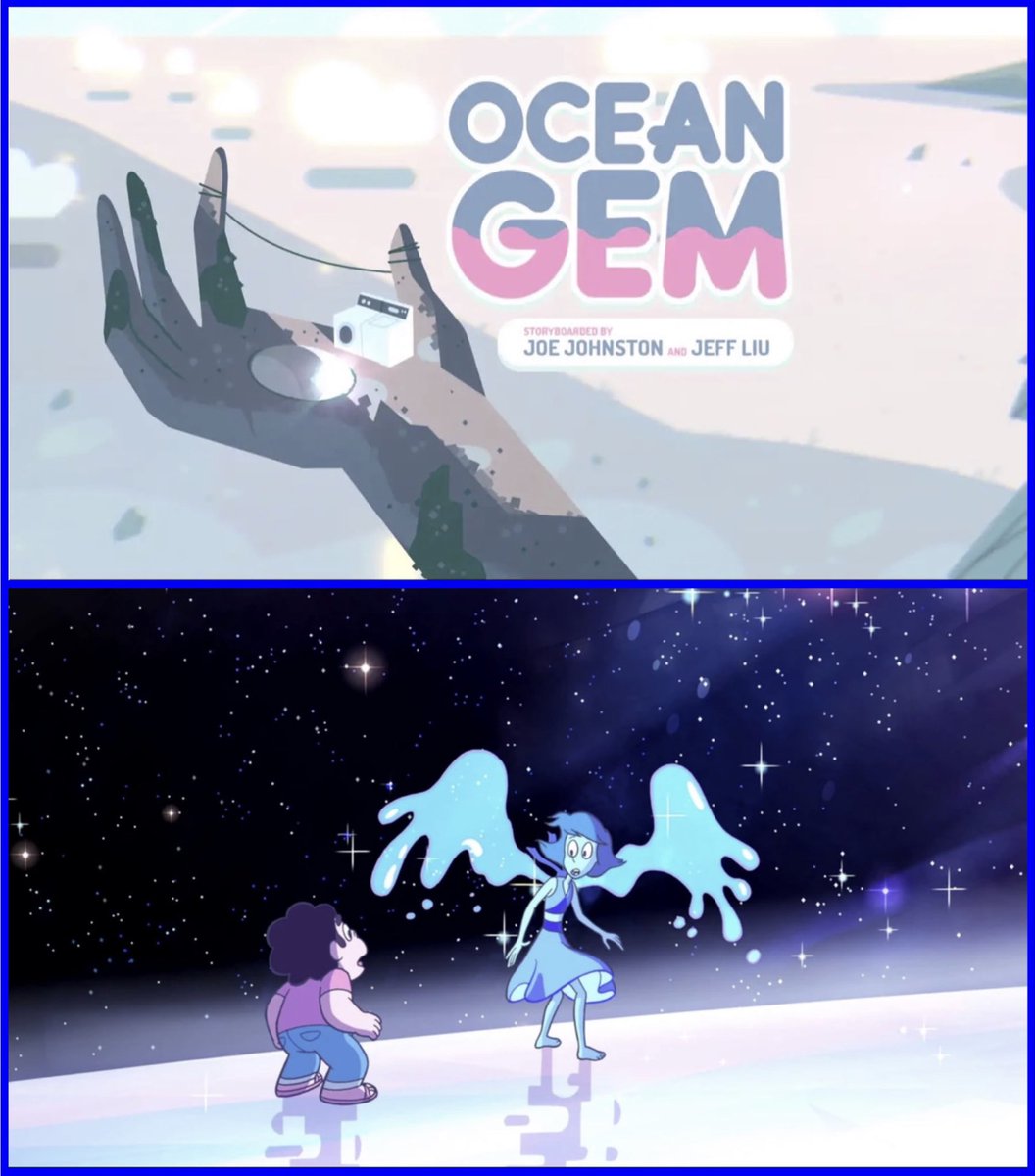 davidmarchie's tweet photo. Here's to 12th Anniversary of this 2-part episode in @RebeccaSugar’s Steven Universe series, Mirror Gem and Ocean Gem! 💖✨️💙🌈💧💎

This is the introduction of Lapis Lazuli (@Jennifer_Paz). 🌸🌹⭐️ #stevenuniverse #12thanniversary #rebeccasugar #cartoonnetwork https://t.co/318NXqMp5h