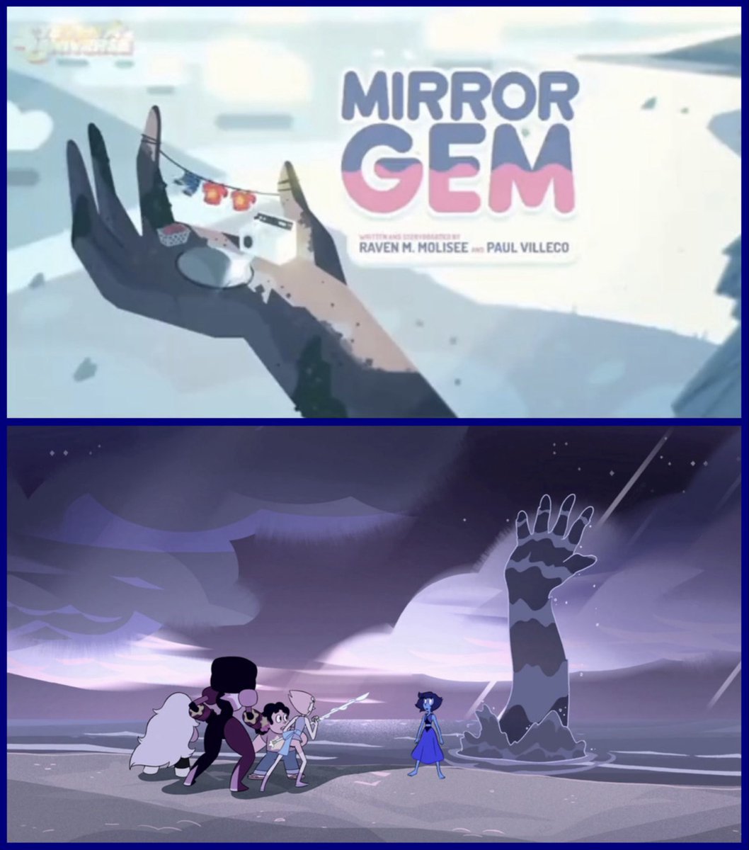 davidmarchie's tweet photo. Here's to 12th Anniversary of this 2-part episode in @RebeccaSugar’s Steven Universe series, Mirror Gem and Ocean Gem! 💖✨️💙🌈💧💎

This is the introduction of Lapis Lazuli (@Jennifer_Paz). 🌸🌹⭐️ #stevenuniverse #12thanniversary #rebeccasugar #cartoonnetwork https://t.co/318NXqMp5h