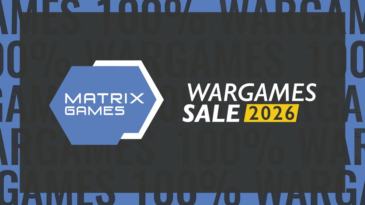 Matrix_Wargames's tweet photo. Attention commanders.
The Home of Wargamers 2026 Sale is officially LIVE.

Grab deep discounts on the best strategy and simulation titles out there: https://t.co/JtxffKPHfS https://t.co/4b9Wd71U7M