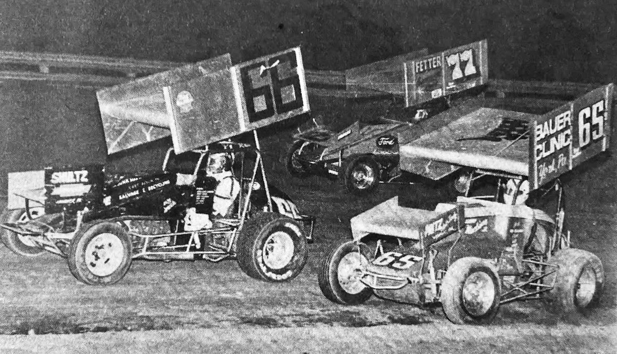 BnCAuto14's tweet photo. Steve Smith 66, Johnny Mackison Jr 65 &amp; Barry Camp 77 at the 'Grove...1985
(Don Romeo Photo) https://t.co/n99GiUWRrU