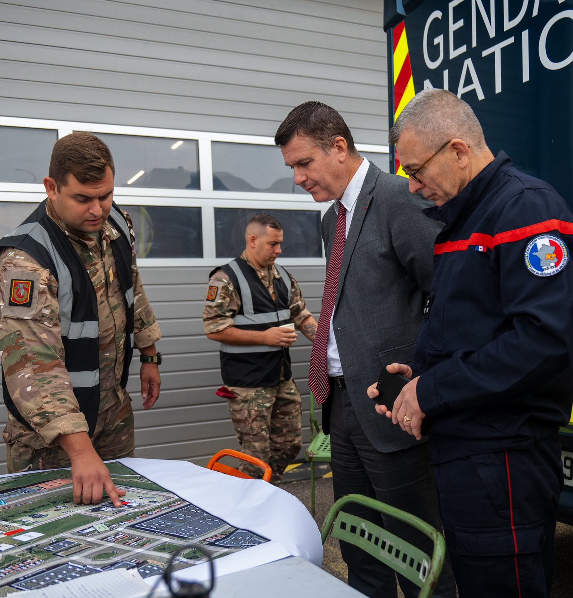Image de Préfet de région Auvergne-Rhône-Alpes et du Rhône - Hier s’est tenu le 26ᵉ entraînement interministériel zonal NRBC-E, au Centre d’entraînement zonal, e