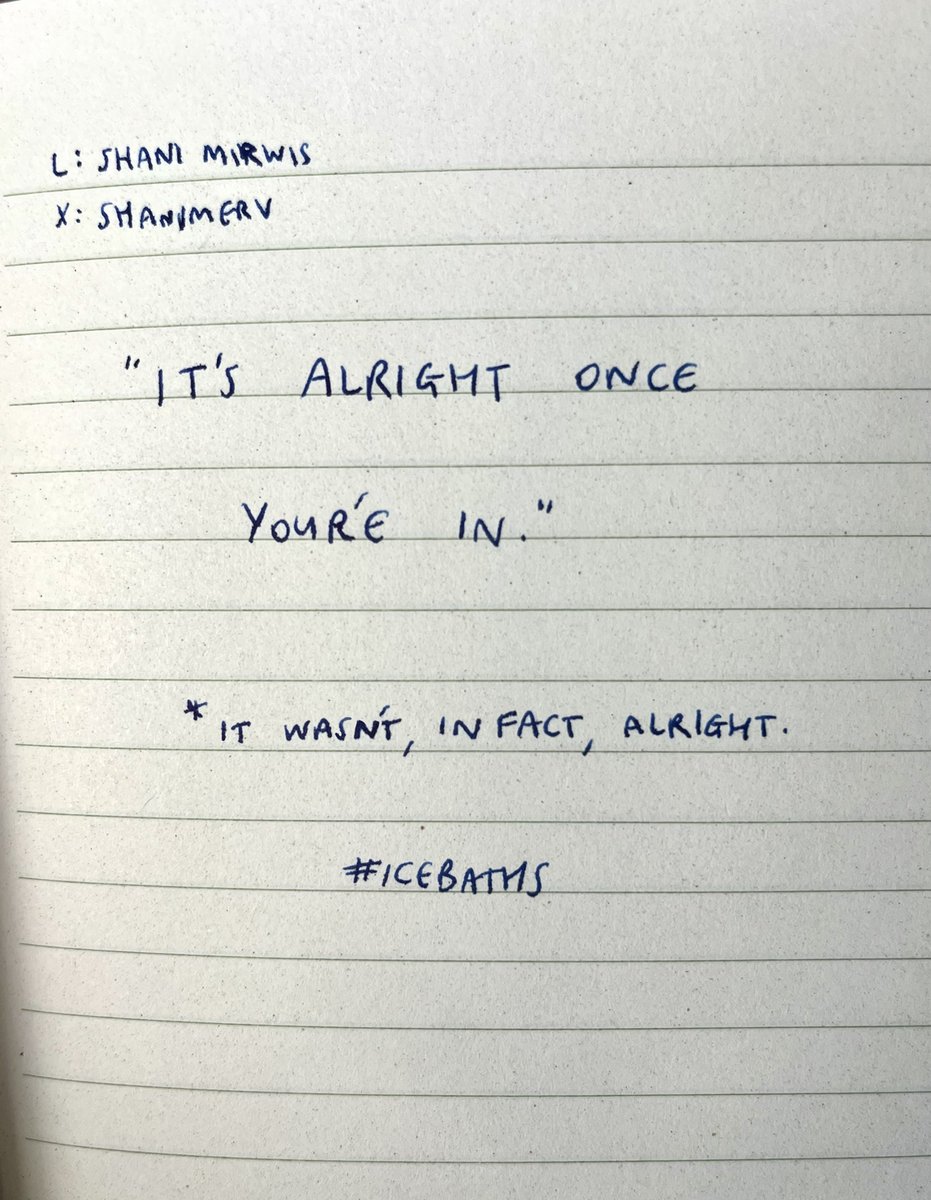 shanimerv's tweet photo. Michael McIntyre anyone?
Create posters to advertise #ICEBATHS 🧊🛀🥶 @OneMinuteBriefs https://t.co/RDzqyTxcQs