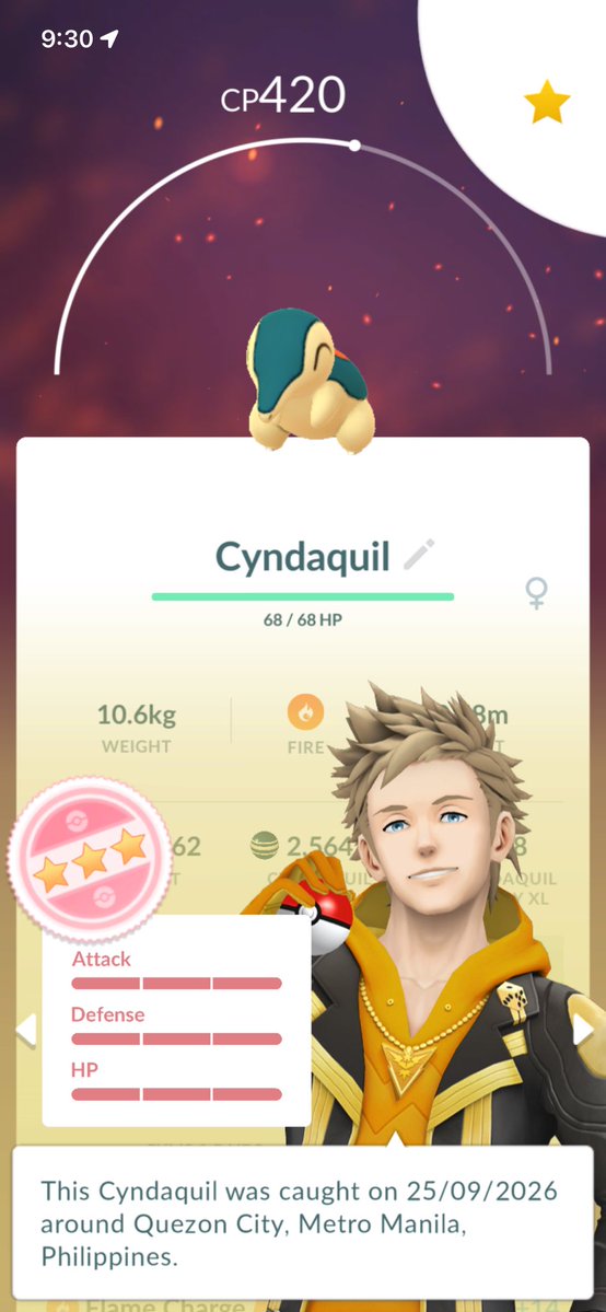 cyndaquilfan's tweet photo. Got a SHUNDO DMax Articuno and steampunk Charmander from trades and a wild hundo Cyndaquil on my alt today. ๐ฅน #FriendshipFriday https://t.co/L8v0r2YhZ3