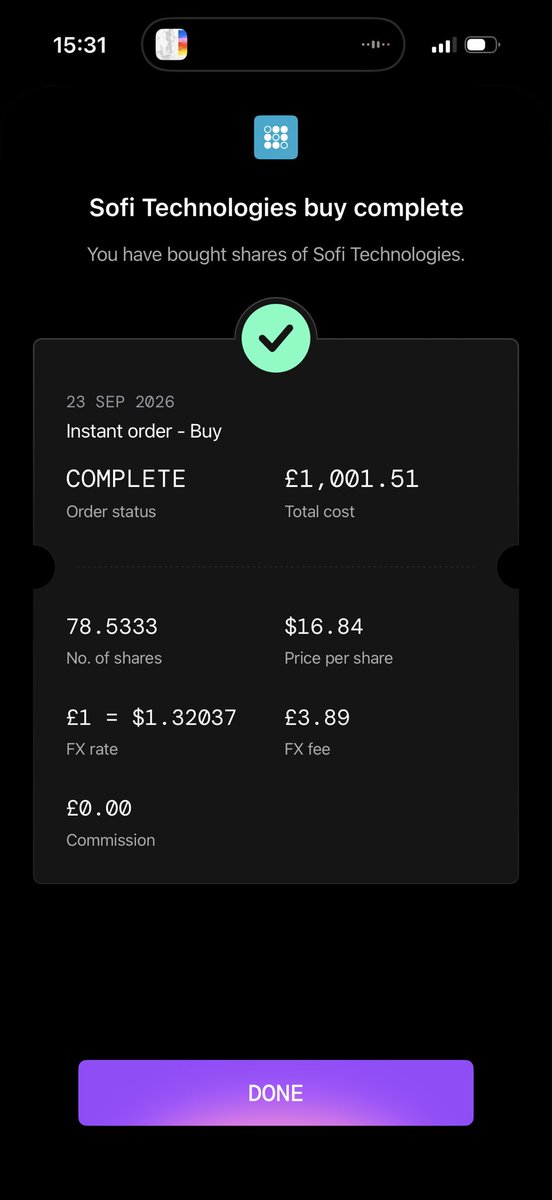 EarlyAlphaX_'s tweet photo. @jsouthard_ Did the $16.34.
Still $21.
Not waiting for $SOFI at $18 again. https://t.co/AnqsbA6qj3