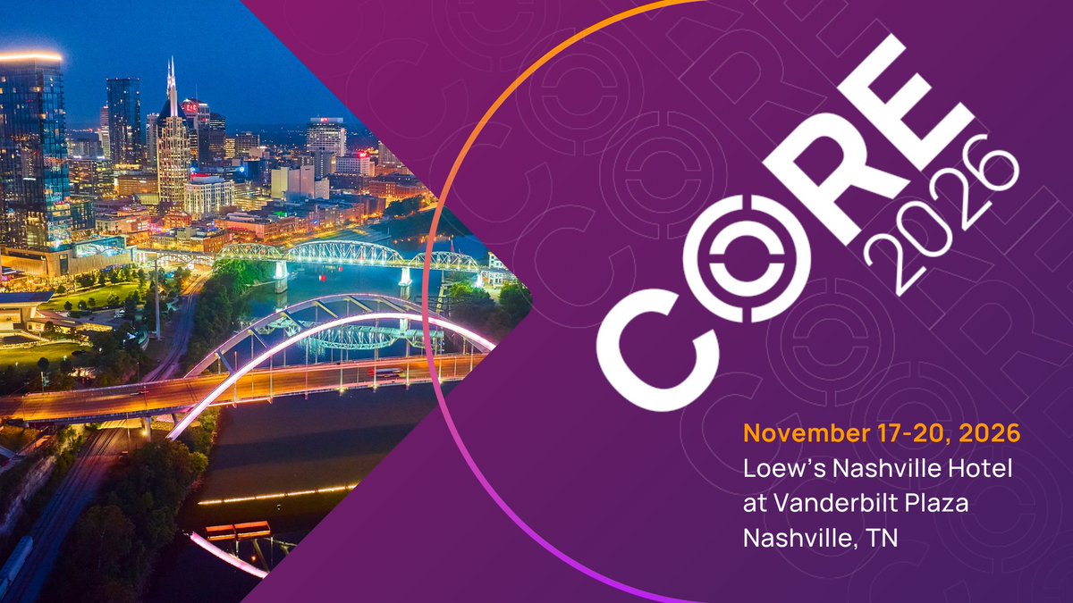Computershare's tweet photo. GEMS clients: Join us in Nashville for CORE 2026. Learn best practices, tackle challenges, and gain insights to strengthen your global entity management program. Register today: GEMS clients: Join us in Nashville for CORE 2026. Learn best practices, tackle challenges, and gain insights to strengthen your global entity management program. Register today: https://t.co/Ve7UPgK8tp
