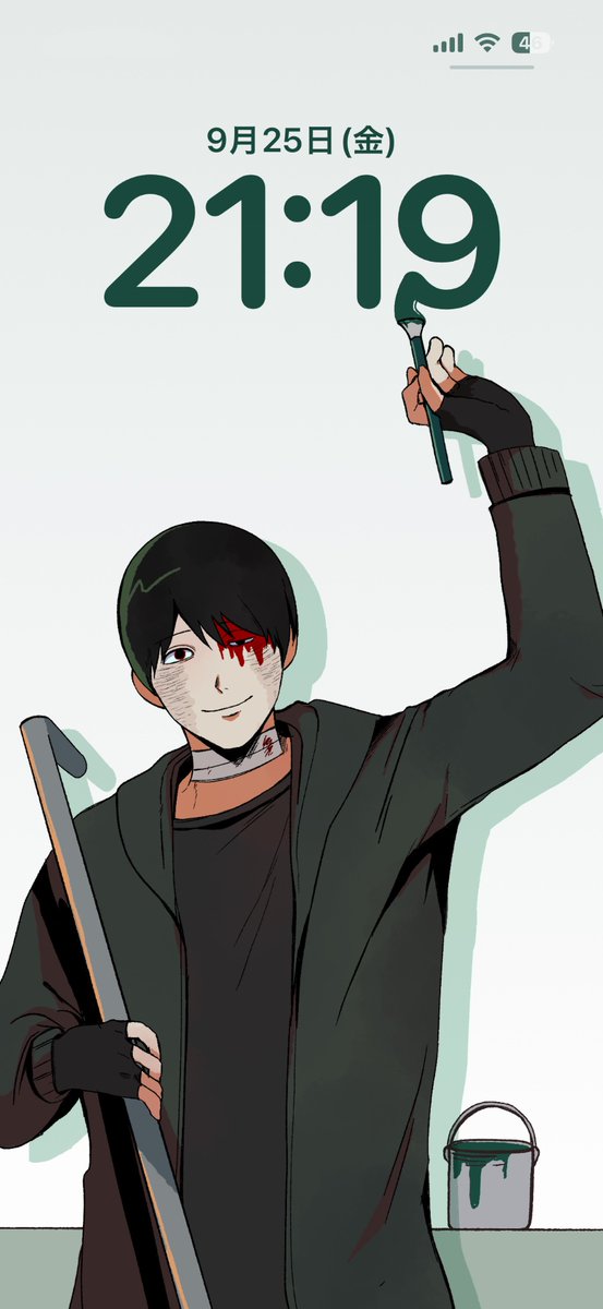 AI_CVE216's tweet photo. #ドムドムチーチー
現在時刻を描いてくれる壁紙✍️ https://t.co/TBB1LUnbEO