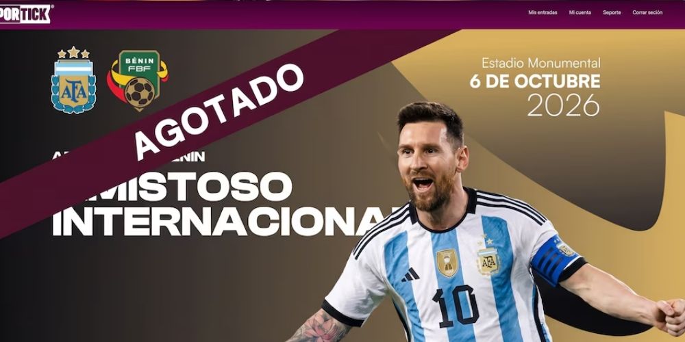 LaTribunahn's tweet photo. ¡Entradas voladas! Se agotaron en 2 horas para el adiós de Messi en el Monumental. 🥳⚽ #UltimoPartido https://t.co/QACiheWkj0 https://t.co/WA2ug4dEFt