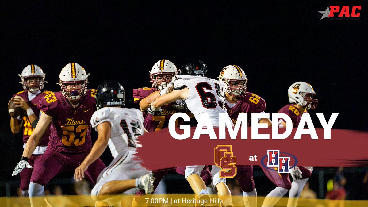 GSHSFootball's tweet photo. 🆚 Heritage Hills
🏟️ Heritage Hills High School
📍 Lincoln City, IND
🕖 7:00 PM
📻 https://t.co/zaUNWyxZfh https://t.co/udC1fhkjuS